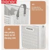Sọt Đựng Quần Áo Gấp Gọn Bánh Xe Nhựa ABS Bền Bỉ Tiện Lợi OENON 249k 8