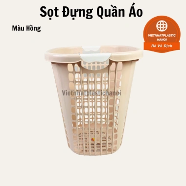 Sọt đựng quần áo Việt Nhật cỡ đại 38/45/50cm - Giá chỉ 45.000đ, chất liệu bền, rộng rãi