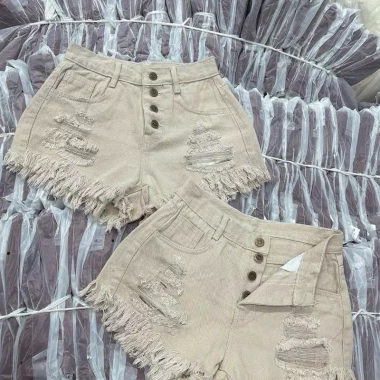 Sốt Jean Nữ Rách 4 Nút Cạp Cao Siêu Hách Dáng - Giá Ưu Đãi 129k 2