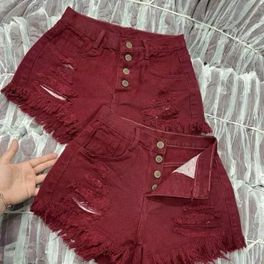 Sốt Jean Nữ Rách 4 Nút Cạp Cao Siêu Hách Dáng - Giá Ưu Đãi 129k 5