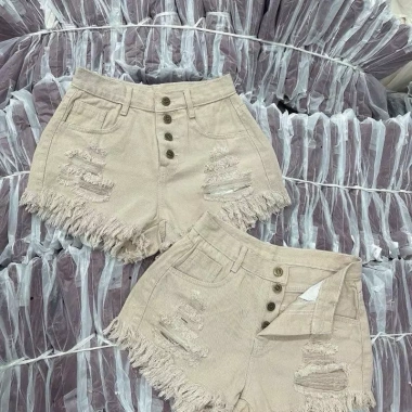 Sốt Jean Nữ Rách 4 Nút Cạp Cao Siêu Hách Dáng - Giá Ưu Đãi 129k 6