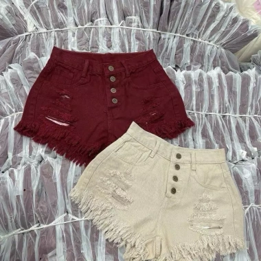 Sốt Jean Nữ Rách 4 Nút Cạp Cao Siêu Hách Dáng - Giá Ưu Đãi 129k 8
