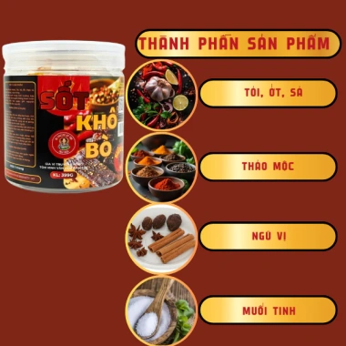 Sốt Kho Bò Kho Heo Bu Phương Ẩm Thực - Chuẩn Vị, Không Chất Bảo Quản, 198k 4