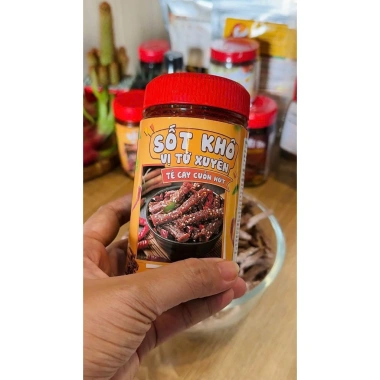 Sốt Làm Khô Bò Heo Cay Tê Cô Ba Food: Giá chỉ 99.000₫, thơm ngon, cay nồng