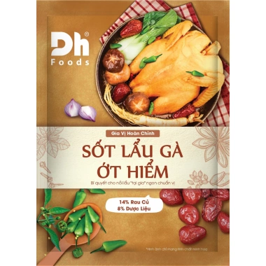 Sốt lẩu gà ớt hiểm Dh Foods - Gia vị tự nhiên, hoàn chỉnh cho nước dùng lẩu gà 200gr - Giá chỉ 39.508 VND 2