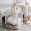 Sọt Lưới Vải Cỡ Lớn - Giỏ Đựng Quần Áo, Đồ Giặt Gấp Gọn, Khung Thép Bền 9