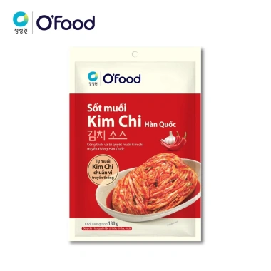 Sốt muối kim chi o'food 180g - Hương vị Hàn Quốc thơm ngon, giá ưu đãi 30.000 VND