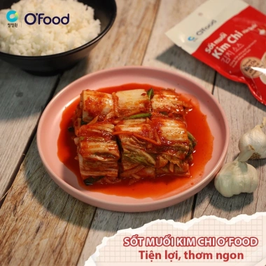 Sốt muối kim chi o'food 180g - Hương vị Hàn Quốc thơm ngon, giá ưu đãi 30.000 VND