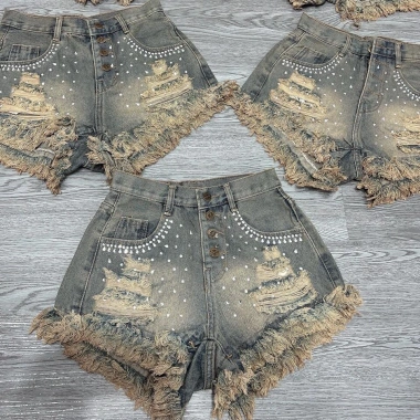Sọt tua lai 4 cúc cài trước đính đá to, thời trang sang trọng, chỉ 139.000đ 4