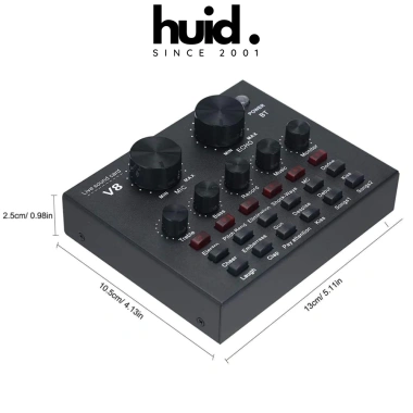 Sound Card V8 Bluetooth Autotune Livestream thu âm cho điện thoại & máy tính - 154.000đ