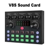 Sound Card V8s Autotune Bluetooth Mic Thu Âm Livestream Hàng Chuẩn 210.000đ 10