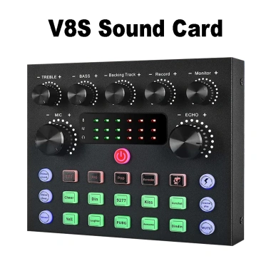 Sound Card V8s Autotune Bluetooth Mic Thu Âm Livestream Hàng Chuẩn 210.000đ 10
