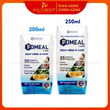 Soup Uống Dinh Dưỡng Fomeal Care 200ml 250ml Giảm Giá 106.500 VND, Bổ Sung Protein Vitamin, Hỗ Trợ Sức Khỏe Soup Uống Dinh Dưỡng Fomeal Care 200ml 250ml Giảm Giá 106.500 VND, Bổ Sung Protein Vitamin, Hỗ Trợ Sức Khỏe