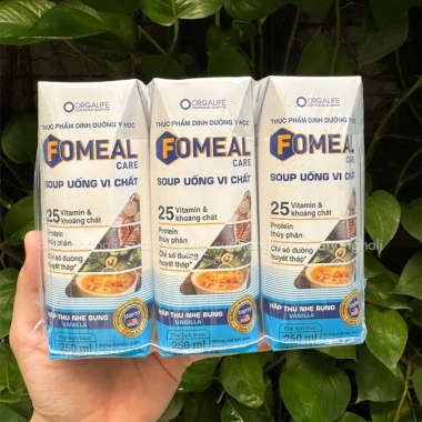Soup Uống Dinh Dưỡng Fomeal Care 200ml 250ml Giảm Giá 106.500 VND, Bổ Sung Protein Vitamin, Hỗ Trợ Sức Khỏe 4 Soup Uống Dinh Dưỡng Fomeal Care 200ml 250ml Giảm Giá 106.500 VND, Bổ Sung Protein Vitamin, Hỗ Trợ Sức Khỏe 4