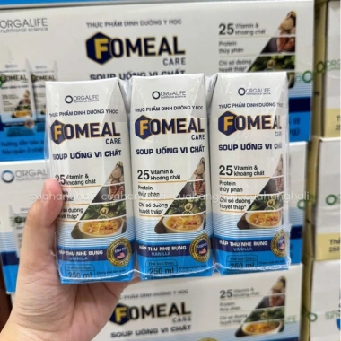 Soup Uống Dinh Dưỡng Fomeal Care 200ml 250ml Giảm Giá 106.500 VND, Bổ Sung Protein Vitamin, Hỗ Trợ Sức Khỏe 10 Soup Uống Dinh Dưỡng Fomeal Care 200ml 250ml Giảm Giá 106.500 VND, Bổ Sung Protein Vitamin, Hỗ Trợ Sức Khỏe 10