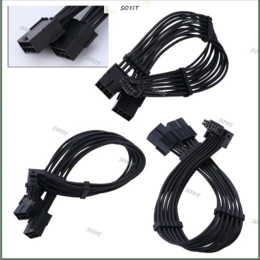 SOYIT 16AWG 12VHPWR PCIe 5.0 2x8Pin to 16Pin 12+4P 90° Mở rộng nguồn 30cm 276.968 VND SOYIT 16AWG 12VHPWR PCIe 5.0 2x8Pin to 16Pin 12+4P 90° Mở rộng nguồn 30cm 276.968 VND