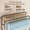 SPACEMADER Giá treo quần áo – Kệ treo đa năng đen trắng, kho chứa dưới, chất lượng cao, 85.000₫ 3