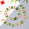 Spacer hạt cát vàng đậu phộng nhỏ - phụ kiện hoa đào, giá ưu đãi 41.697₫