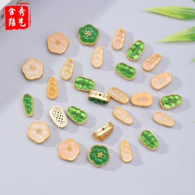 Spacer hạt cát vàng đậu phộng nhỏ - phụ kiện hoa đào, giá ưu đãi 41.697₫ 2 Spacer hạt cát vàng đậu phộng nhỏ - phụ kiện hoa đào, giá ưu đãi 41.697₫ 2