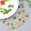 Spacer hạt cát vàng đậu phộng nhỏ - phụ kiện hoa đào, giá ưu đãi 41.697₫ 3