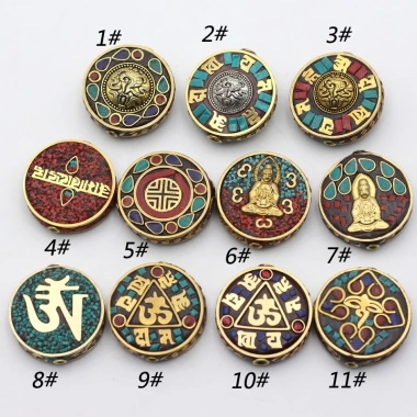 Spacer Hạt Nepal Handmade Retro 6 ký tự Mantra cho Xe Móc Khóa Giá 50.192₫ 2 Spacer Hạt Nepal Handmade Retro 6 ký tự Mantra cho Xe Móc Khóa Giá 50.192₫ 2