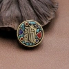 Spacer Hạt Nepal Handmade Retro 6 ký tự Mantra cho Xe Móc Khóa Giá 50.192₫ 16