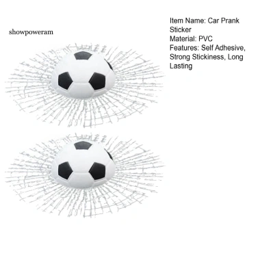 SPM Dán Xe Ô Tô 2 Chiếc 3D Bóng Tennis Prank Thấm Nước Tự Dính, Trang Trí Cửa Sổ 89.904đ 3