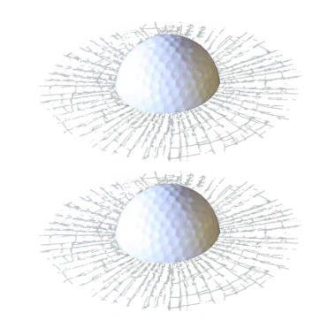 SPM Dán Xe Ô Tô 2 Chiếc 3D Bóng Tennis Prank Thấm Nước Tự Dính, Trang Trí Cửa Sổ 89.904đ 10