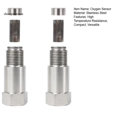 SPM Đầu Nối Cảm Biến Oxy Ô Tô Thép Không Gỉ M18x1.5 - Chuyển Đổi & Giảm Tốc 1,8 Inch 3