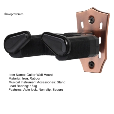 SPM Giá đỡ Guitar tường tự động - Tiết kiệm không gian, an toàn, dạng chữ U kim loại cho guitar - 315.739₫