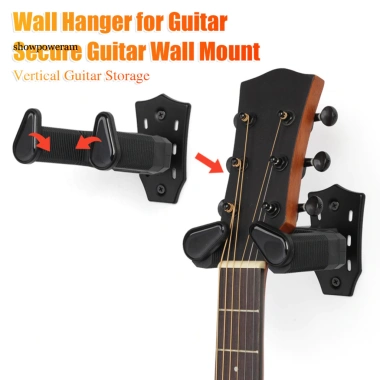 SPM Giá đỡ Guitar tường tự động - Tiết kiệm không gian, an toàn, dạng chữ U kim loại cho guitar - 315.739₫