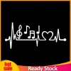 SPM Nhãn dán tự dính Musical Note Heartbeat Trang trí cửa sổ, thân xe, Giá 54.092₫