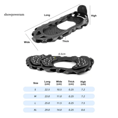 SPM Traction Spikes 30 gai - Dụng cụ chống trượt giày đi bộ tuyết, giảm giá 274k