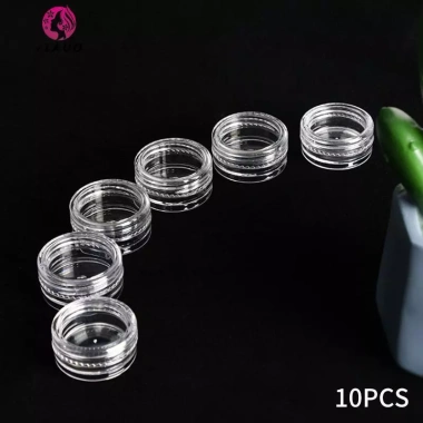 Springevenstar 10 mẫu lọ kem trong suốt - Hộp đựng mỹ phẩm, móng tay thiếc, giá 49.720 VND