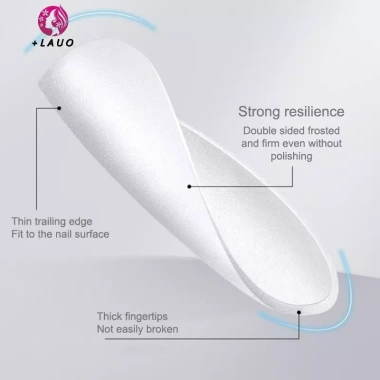 Springevenstar 100 Cái Đóng Hộp Mỏng Đầu Móng Tay Nửa Che Bấm Móng Tay Salon 57.200 VND