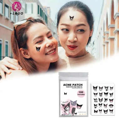 Springevenstar 100 miếng dán mụn Sanrio Kuromi - Miếng dán vô hình giảm mụn, chăm sóc da, giá 44.220 VND 3