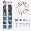 Springevenstar 12 Lưới Tròn Đáy Phẳng Móng Tay Kim Cương Giả AB Bút Khoan Lấp Lánh Trang Sức Đầy Màu Giá 33.990₫ 7