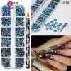 Springevenstar 12 Lưới Tròn Đáy Phẳng Móng Tay Kim Cương Giả AB Bút Khoan Lấp Lánh Trang Sức Đầy Màu Giá 33.990₫ 10