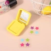 Springevenstar 1Box 32 miếng dán mụn vô hình 4 màu sửa phai màu, công cụ trang điểm ngôi sao có gương 3