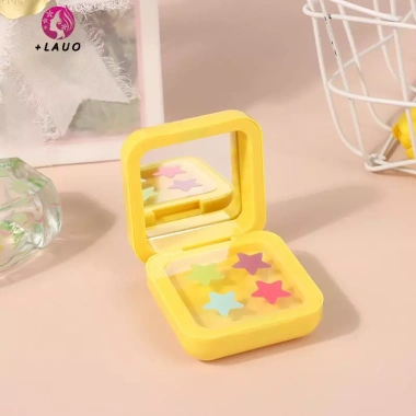 Springevenstar 1Box 32 miếng dán mụn vô hình 4 màu sửa phai màu, công cụ trang điểm ngôi sao có gương 8