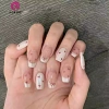 Springevenstar 24 Pháp Nơ Tình Yêu Đeo Móng Tay Dễ Thương, Tháo Rời Cho Bé Gái