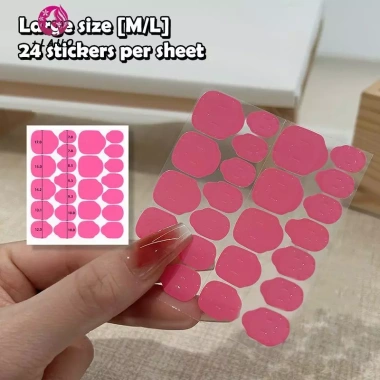 Springevenstar 24/30 Stiers Hai Mặt Thạch Trong Suốt – Móng Tay Keo Tái Sử Dụng, Dán Móng Giả, Phụ Kiện Đa Năng