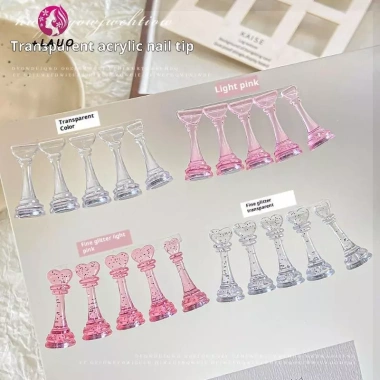 Springevenstar 5 móng tay acrylic 3cm cờ vua : Đứng đeo, dụng cụ salon, giá 42.790₫