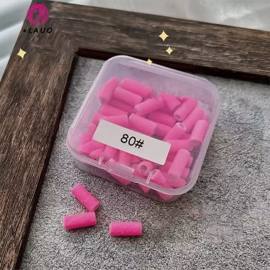 Springevenstar 50 chiếc Dây Chà Nhám Móng Tay 3mm Trục 3/32 Mũi Khoan SandBands Da Chết Gel Loại Bỏ Móng Tay