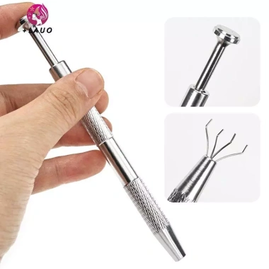 Springevenstar 50 chiếc móng tay chuyển màu bọt biển đa mặt DIY gel UV
