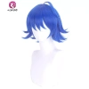 Springevenstar Anime Iruma - Trang phục cosplay tóc giả xanh đậm, chịu nhiệt, Halloween, giá 217k 3