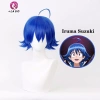 Springevenstar Anime Iruma - Trang phục cosplay tóc giả xanh đậm, chịu nhiệt, Halloween, giá 217k 4
