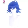 Springevenstar Anime Iruma - Trang phục cosplay tóc giả xanh đậm, chịu nhiệt, Halloween, giá 217k 5