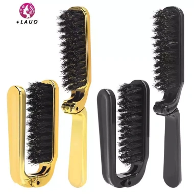 Springevenstar Bàn Chải Gấp Lông Mềm Tạo Kiểu Tóc & Cạo Râu Nam - Gập Lại