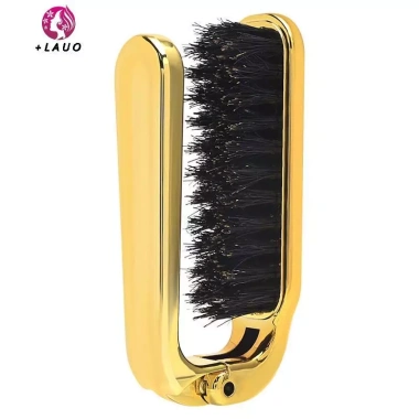 Springevenstar Bàn Chải Gấp Lông Mềm Tạo Kiểu Tóc & Cạo Râu Nam - Gập Lại